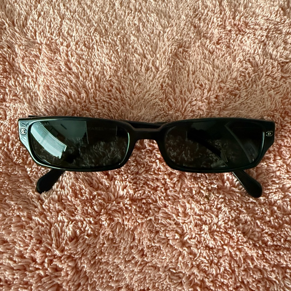 Vintage Chanel sunglasses , sorry no case but really cool glasses